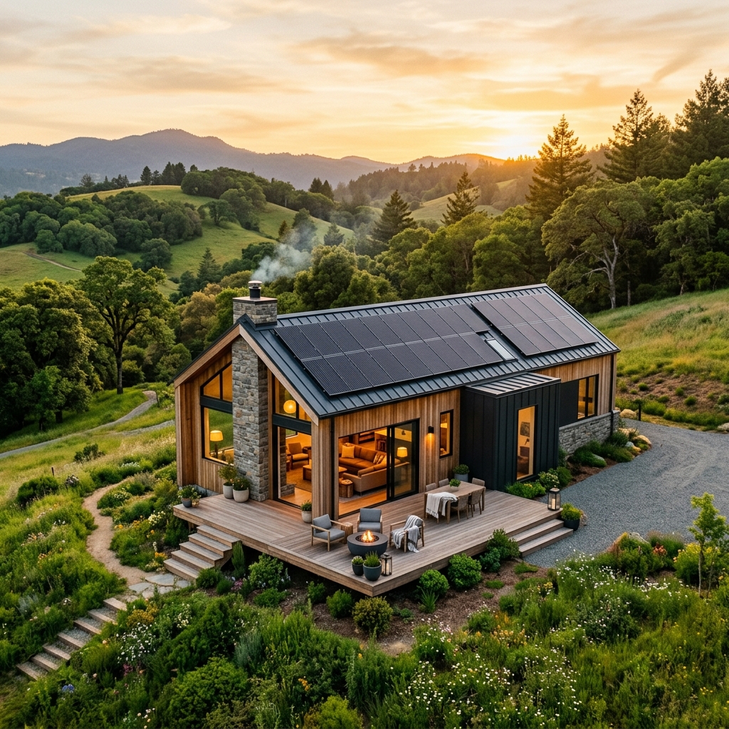 Commercial building waiting for grid connection